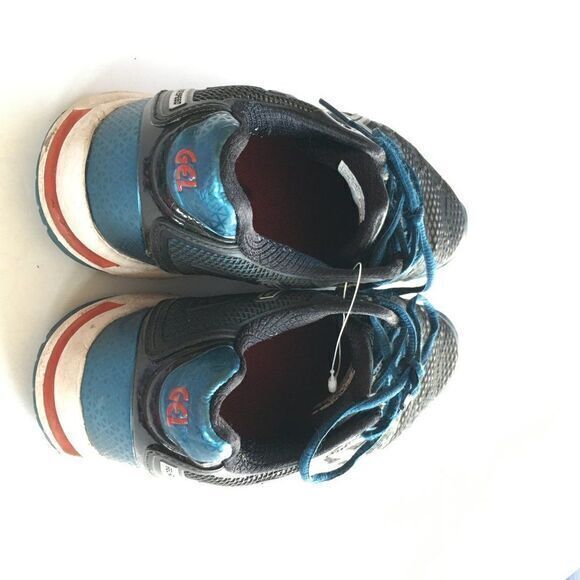 Asics Gel Solution Speed Women's Tennis Shoes Athletic Black Blue Size 7 - Picture 3 of 7